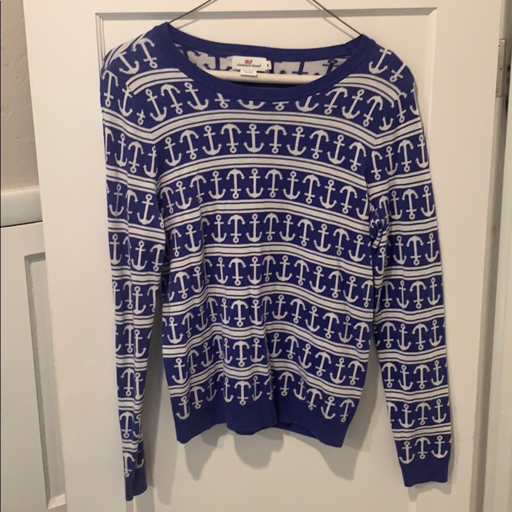 Vineyard Vines Cashmere Blend Anchor Sweater